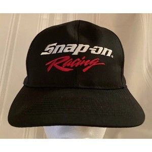 Snap-On Racing Black Embroidered Baseball Cap